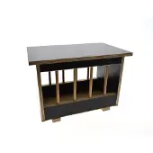 Wielink Voerbak met plastic binnenbak 103X18.5X19.5CM