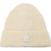 FILA Unisex Simonte High Top Logo Knit Beanie Egret Maat: OS | Hoeden Outlet | Unisex