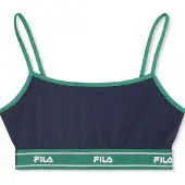 FILA Candelo Taped Spaghetti Bra Top Black Iris Maat: XS | Sport BH's Outlet | Dames | Zwart