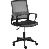 Beliani EASE - Bureaustoel - Zwart - Mesh
