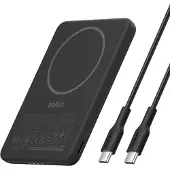 Belkin Boostcharge Slim Magnetische 5.000 Mah – 7.5w Draadloze Powerbank Zwart