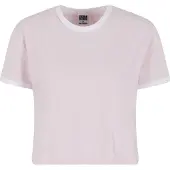 Urban Classics Shirt lichtroze / wit