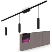 Philips Hue Perifo railverlichting plafond - 3 hanglampen - White and Color - Zwart