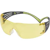 3M SecureFit 400 SF403AF Veiligheidsbril Zwart, Groen