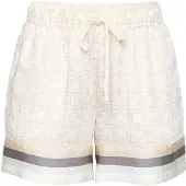 JOOP! Pyjamabroek ' Modern Essence ' crème / wit