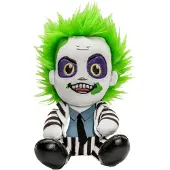 Kidrobot Beetlejuice Phunny Plush Zittende Figuur Met Gestreepte Outfit 18 Cm