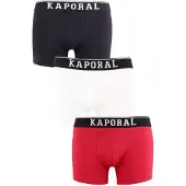 Kaporal herenboxershorts, verpakking van 3 stuks, logo op de voorkant