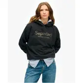 Superdry Sweatshirt 'Venue' goud / zwart