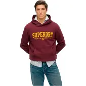 Superdry Sweatshirt 'Code' oranje / wijnrood