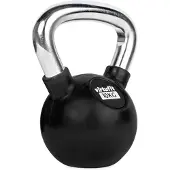 VirtuFit Kettlebell - Rubber/Chroom - 10 kg