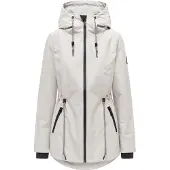 NAVAHOO Tussenparka 'Blumentanz 14' lichtbeige / zwart