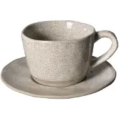 Bricard Albi Espressoset - 12-delig - Keramiek - 100ml - Lichtgrijs