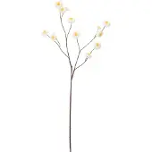 Maxifleur Kunstplanten Zinna Kunstbloem Vertakt 110cm Creme