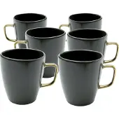 Kare design Mokken Vibrations groen (6/Set)