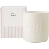 Zusss Geurkaars Keramiek In Doosje Good Mood Keramiek / Paraffine White / Sand