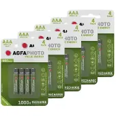 Agfa Oplaadbare AAA / HR03 Ni-Mh Batterijen (20 stuks, 900 mAh)