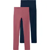 Name it Leggings 'NKFVivian' donkerblauw / oudroze