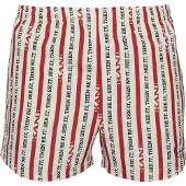 Karl kani Zwemshorts rood / zwart / wit