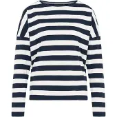 Elbsand - Women's Milia - Longsleeve M, blauw/wit