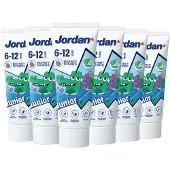 Jordan 6x Tandpasta Junior 6-12 Jaar 50 Ml
