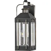 HINKLEY LED Wand Buitenlamp Fitzgerald | 2X E14 Max 40W | IP44 | Dimbaar | Textured Black with Burnished Bronze