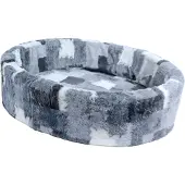 Gebr. De Boon Teddymand mix/blok grijs nr. 5/80 cm Slaapplezier