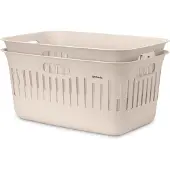 Brabantia Collect-It Panier à Linge 40 Litres - Set de 2 - Beige