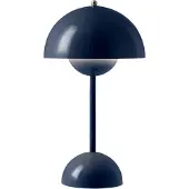 Andtradition &Tradition Flowerpot VP9 draagbare tafellamp Steel blue