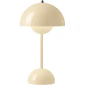 &tradition Tafellampe &Tradition, Flowerpot VP9, dimbare, Beige, Woonkamer, Kunststof, Designer