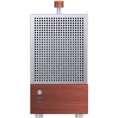Jonsbo T6, Midi-tower, PC-behuizing, Hout, Zilver, ITX, Staal, Glas, Aluminium, Gaming