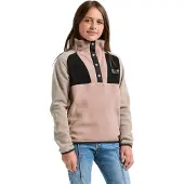 Didriksons - Kid's Yokto Half-Buttons 2 - Fleecetrui 140, roze
