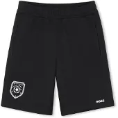 BOSS Broek zwart / wit