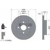 PAGID 50301NC Remschijf