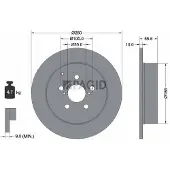 PAGID 54357NC Remschijf