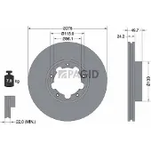 PAGID 54853NC Remschijf