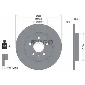 PAGID 54370NC Remschijf