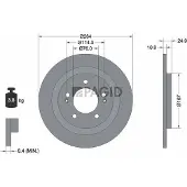 PAGID 55391NC Remschijf