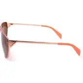 Rodenstock Unisex Zonnebril - - R1420 - Aviator - Roze goud/abrikoos - UV400