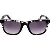 Rodenstock Unisex Zonnebril - - RR322 - Blauw Havana/Donkere Gun - UV400 - Vierkante kunststof montuur