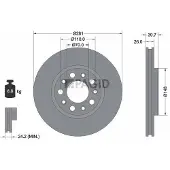 PAGID 55301NC Remschijf