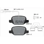 PAGID T2108N Remblokken