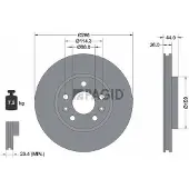 PAGID 56007NC Remschijf