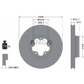 PAGID 55743NC Remschijf