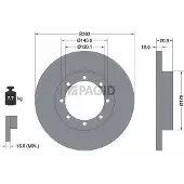 PAGID 55308NC Remschijf