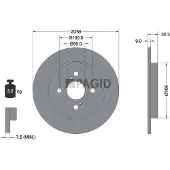 PAGID 54563N Remschijf