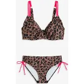 Bonprix Beugel bikini met strikkoordjes (2-dlg. set) maat 42 (80)