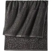Bonprix Handdoek van katoen met luipaardpatroon maat set van 4 gastendoekjes 30/50 cm