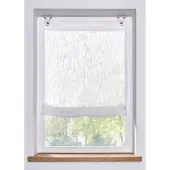 Bonprix Vouwgordijn in linnenlook maat h/b: 140/80 cm