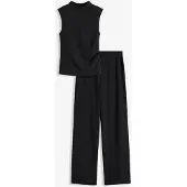 Bonprix Shirt en broek (2-dlg. set) van gestructureerde crêpe maat 52/54 (XXL)