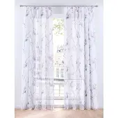 Bonprix Gordijn van lichte voile, ook in extra lang (1 stuk) maat h/b: 225/144 cm